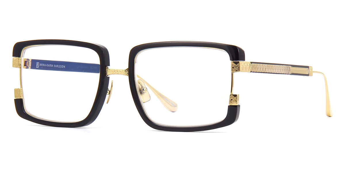 Anna-Karin Karlsson Too Handsome Optical Black Gold Limited 1st Edition 2 Gọng kính Anna-Karin Karlsson Too Handsome Optical Black Gold Limited 1st Edition chính hãng