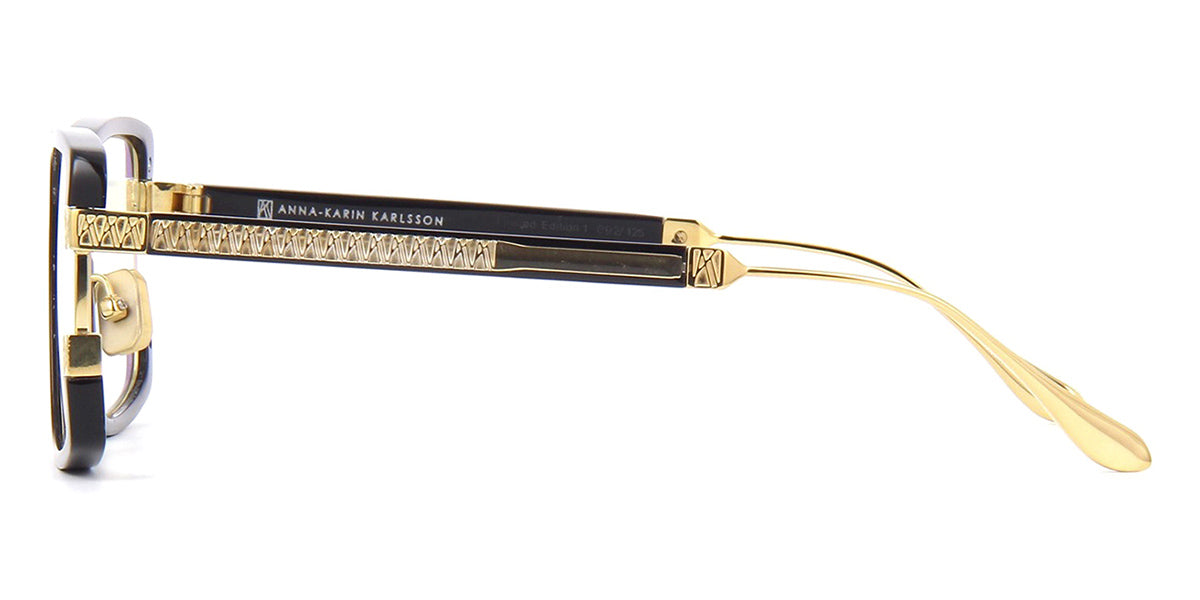 Anna-Karin Karlsson Too Handsome Optical Black Gold Limited 1st Edition 3 Gọng kính Anna-Karin Karlsson Too Handsome Optical Black Gold Limited 1st Edition