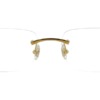 Gọng kính mắt Cartier Ibiza CT0052O 005 chính hãng