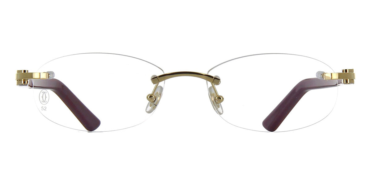 Cartier CT0056O 003 8 Gọng kính cận Cartier CT0056O 003 chính hãng