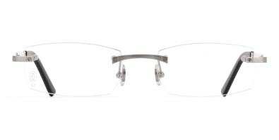 Gọng kính mắt Cartier Tananarive CT0087O 001 Silver chính hãng