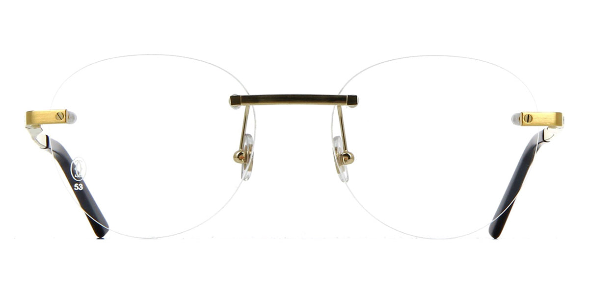 Cartier CT0109O 003 Gold 8 Gọng kính cận Cartier CT0109O 003 Gold chính hãng