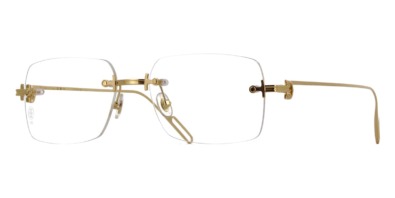 Gọng kính Cartier CT0171O 003 18k Solid Gold chính hãng