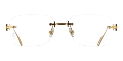 Gọng kính mắt Cartier CT0171O 003 18k Solid Gold chính hãng