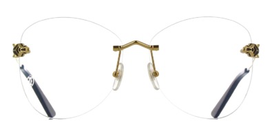 Gọng kính mắt Cartier Panthere CT0418O 001 chính hãng