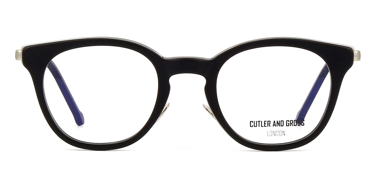 Cutler and Gross 1275 03 Matte Black and Matte Palladium 10 Gọng kính cận Cutler and Gross 1275 03 Matte Black and Matte Palladium chính hãng