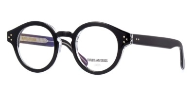 Gọng kính Cutler and Gross 1291/2 01 Black on Crystal chính hãng
