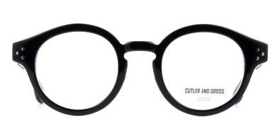 Gọng kính mắt Cutler and Gross 1291/2 01 Black on Crystal chính hãng