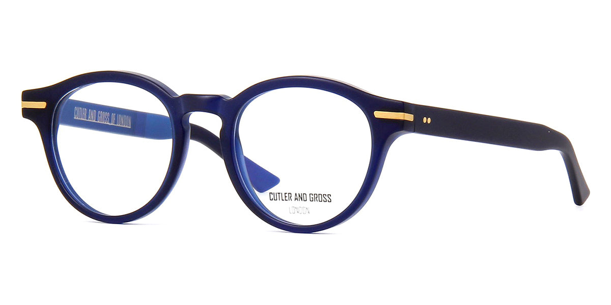 Cutler and Gross 1338 03 Matte Navy Blue 2 Gọng kính Cutler and Gross 1338 03 Matte Navy Blue chính hãng