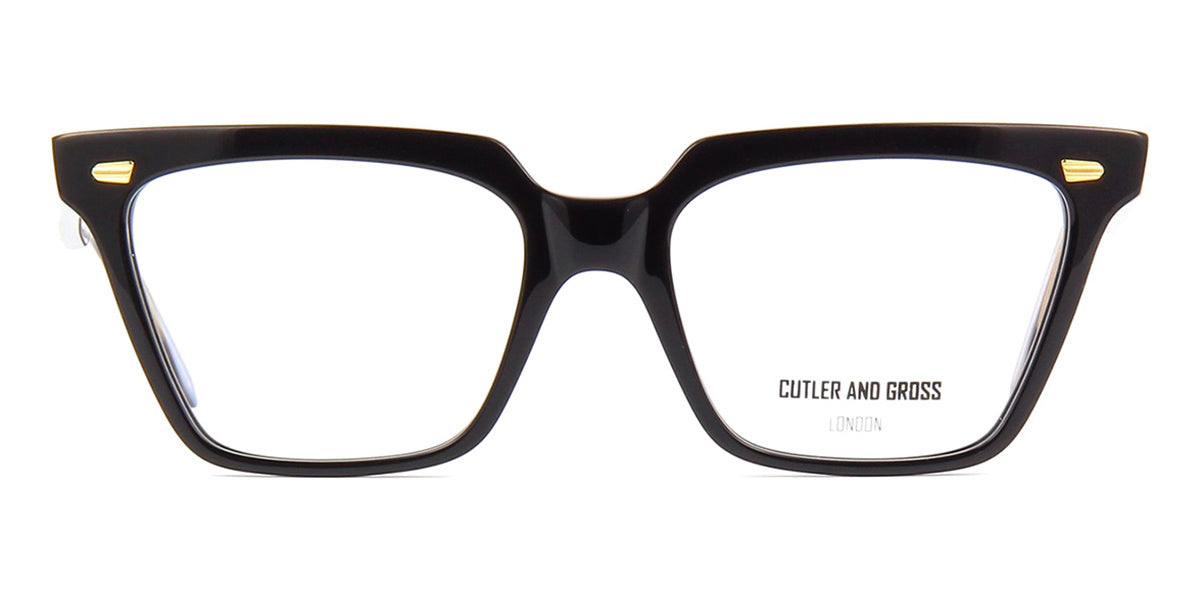 Cutler and Gross 1346 01 Black on Crystal 8 Gọng kính cận Cutler and Gross 1346 01 Black on Crystal chính hãng