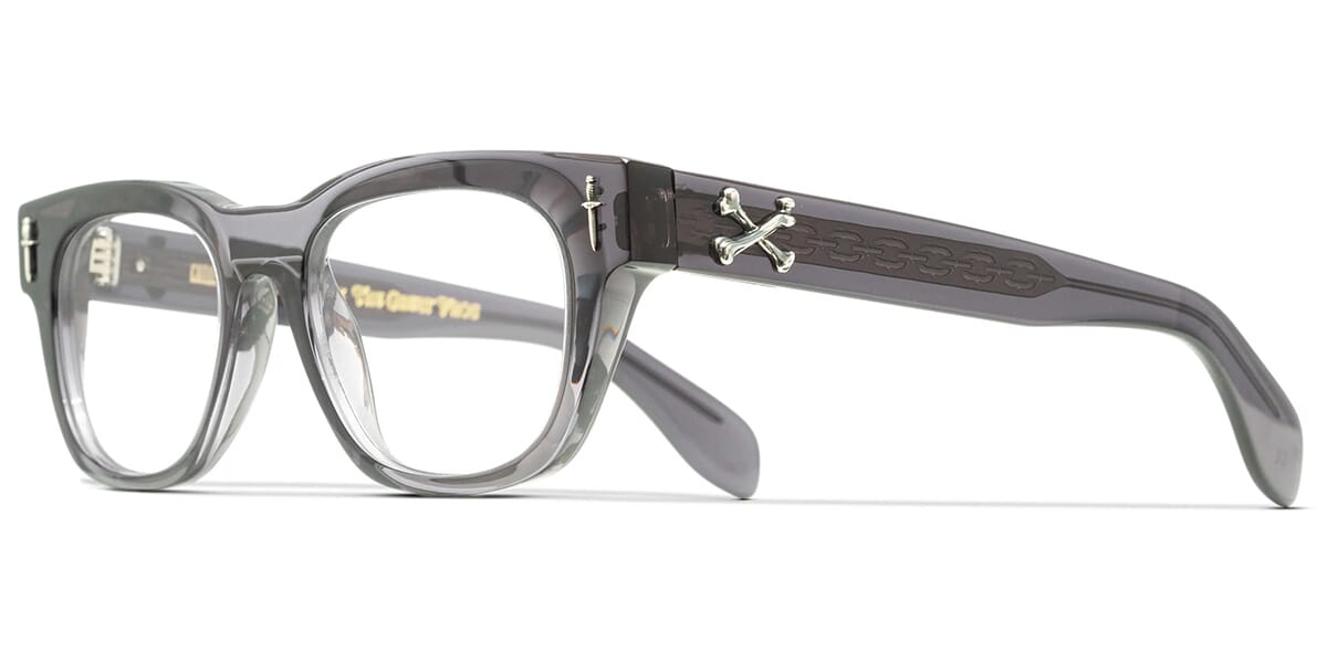Cutler and Gross x The Great Frog The Crossbones Optical GFOP003 03 Pewter Grey 2 Gọng kính Cutler and Gross x The Great Frog The Crossbones Optical GFOP003 03 Pewter Grey chính hãng