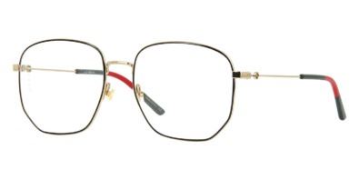 Gọng kính Gucci GG0396O 001 Gold and Black chính hãng