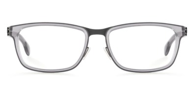 Gọng kính mắt ic! berlin Ellner O Gun Metal Sky Grey chính hãng