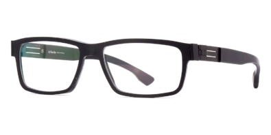 Gọng kính ic! berlin Hack Rough Black and Matte Black chính hãng