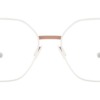 Gọng kính mắt ic! berlin Halny Shiny White Circle chính hãng