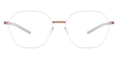 Gọng kính mắt ic! berlin Halny Shiny White Circle chính hãng