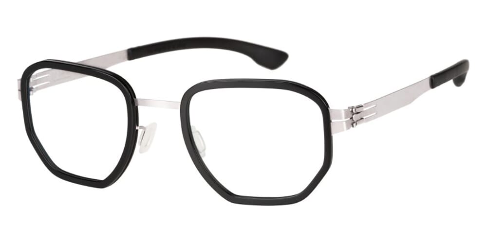 ic! berlin Hiro Rough Black 2 Gọng kính ic! berlin Hiro Rough Black chính hãng