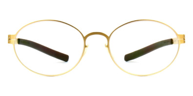 Gọng kính mắt ic! berlin Iku S. Matte Gold and Nougat chính hãng