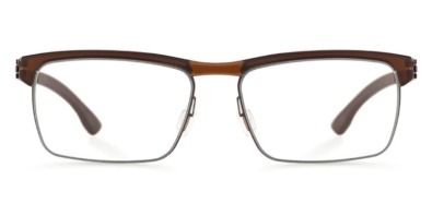 Gọng kính mắt ic! berlin Kenneth Y Teak Mahagony chính hãng