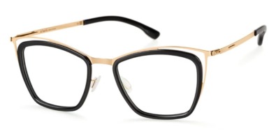Gọng kính ic! berlin Louisa Rose Gold Black chính hãng
