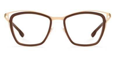 Gọng kính mắt ic! berlin Louisa Rose Gold Mahogany chính hãng