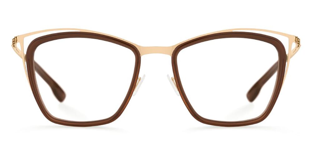 ic! berlin Louisa Rose Gold Mahogany 8 Gọng kính cận ic! berlin Louisa Rose Gold Mahogany chính hãng