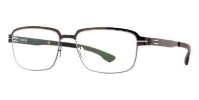 Gọng kính ic! berlin Luan Gunmetal and Black chính hãng