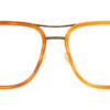Gọng kính mắt ic! berlin Pablo L. Matte Gold Amur chính hãng