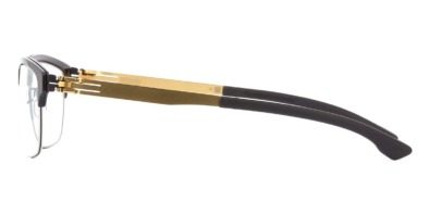 Gọng kính ic! berlin Ricky Y. Black and Matte Gold