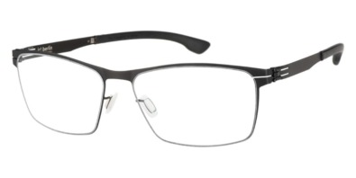 Gọng kính ic! berlin Stuart L Large Black chính hãng