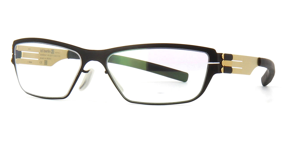 ic! berlin Uncertainty Principle Black Matt Gold 2 Gọng kính ic! berlin Uncertainty Principle Black Matt Gold chính hãng