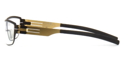 ic! berlin Uncertainty Principle Black Matt Gold 5 Gọng kính ic! berlin Uncertainty Principle Black Matt Gold