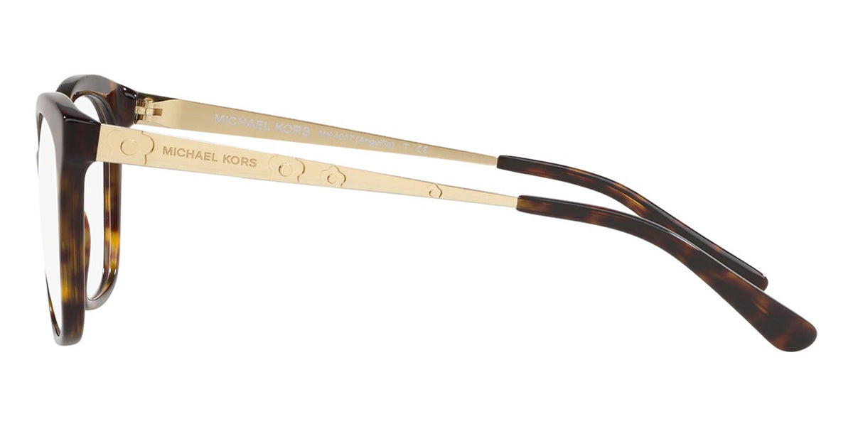 Michael Kors Anguilla MK4057 3006 Dark Tortoise Acetate 3 Gọng kính Michael Kors Anguilla MK4057 3006 Dark Tortoise Acetate