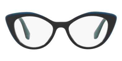 Gọng kính mắt Miu Miu MU 01RV TMY1O1 Opal Blue on Blue chính hãng