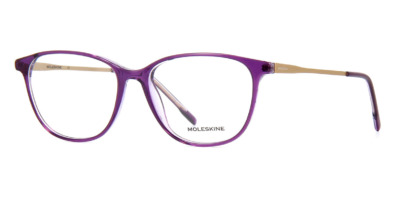 Gọng kính Moleskine MO1104 61 Violet and Matte Gold chính hãng