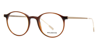 Gọng kính Moleskine MO1108 70 Shiny Brown and Gold chính hãng