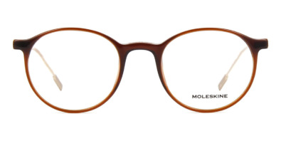 Gọng kính mắt Moleskine MO1108 70 Shiny Brown and Gold chính hãng