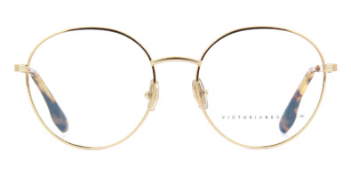 Gọng kính mắt Victoria Beckham Metal Grooved VB228 714 Gold chính hãng