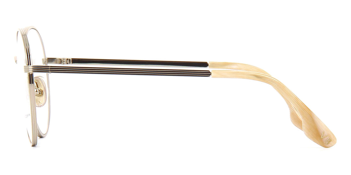 Victoria Beckham Metal Grooved VB228 715 Light Gold 3 Gọng kính Victoria Beckham Metal Grooved VB228 715 Light Gold