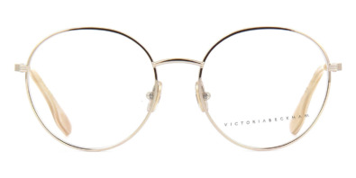 Gọng kính mắt Victoria Beckham Metal Grooved VB228 715 Light Gold chính hãng
