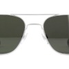 Kính mát (kính râm) American Optical Original Pilot C4 BT SM GNG-P Matte Silver Polarised chính hãng
