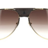 Kính mát (kính râm) Cartier CT0034S 012 Gold Dark Brown Calfskin Leather chính hãng