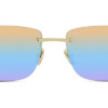 Kính mát (kính râm) Fred Double Cable FG40040U 30C Rainbow Mirror chính hãng