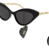 Gucci GG0978S 001 Detachable Charm 5 Kính mát (kính râm) Gucci GG0978S 001 Detachable Charm chính hãng