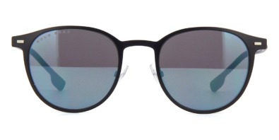 Kính mát (kính râm) Hugo Boss 1008-S OVKXT Matte Black and Blue chính hãng