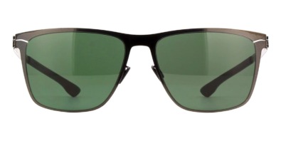 Kính mát (kính râm) ic! berlin Charlie Gunmetal and Black Green chính hãng