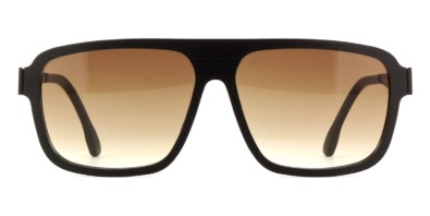 Kính mát (kính râm) ic! berlin Egon Rough Black Brown to Sand Gradient chính hãng