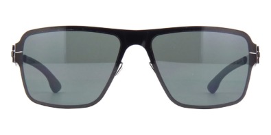 Kính mát (kính râm) ic! berlin Steve B. Gunmetal and Black Green Polarised chính hãng