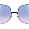 Kính mát (kính râm) ic! berlin VIP Shiny Aubergine and Crystal Black to Blueberry Gradient Detachable Chain chính hãng