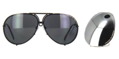 Kính mát (kính râm) Porsche Design 8478 D Black Frame - Grey & Silver Lenses chính hãng